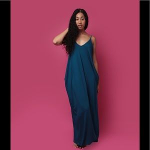 Teal Maxi dresses (actual product photographed)